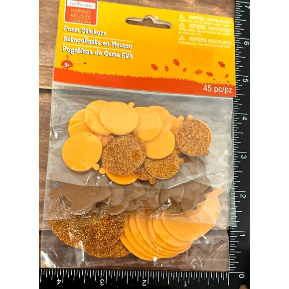 Creatology Foam Felt Autumn fall Stickers Set embellishment owl squirrel pumpkin - Picture 2 of 14